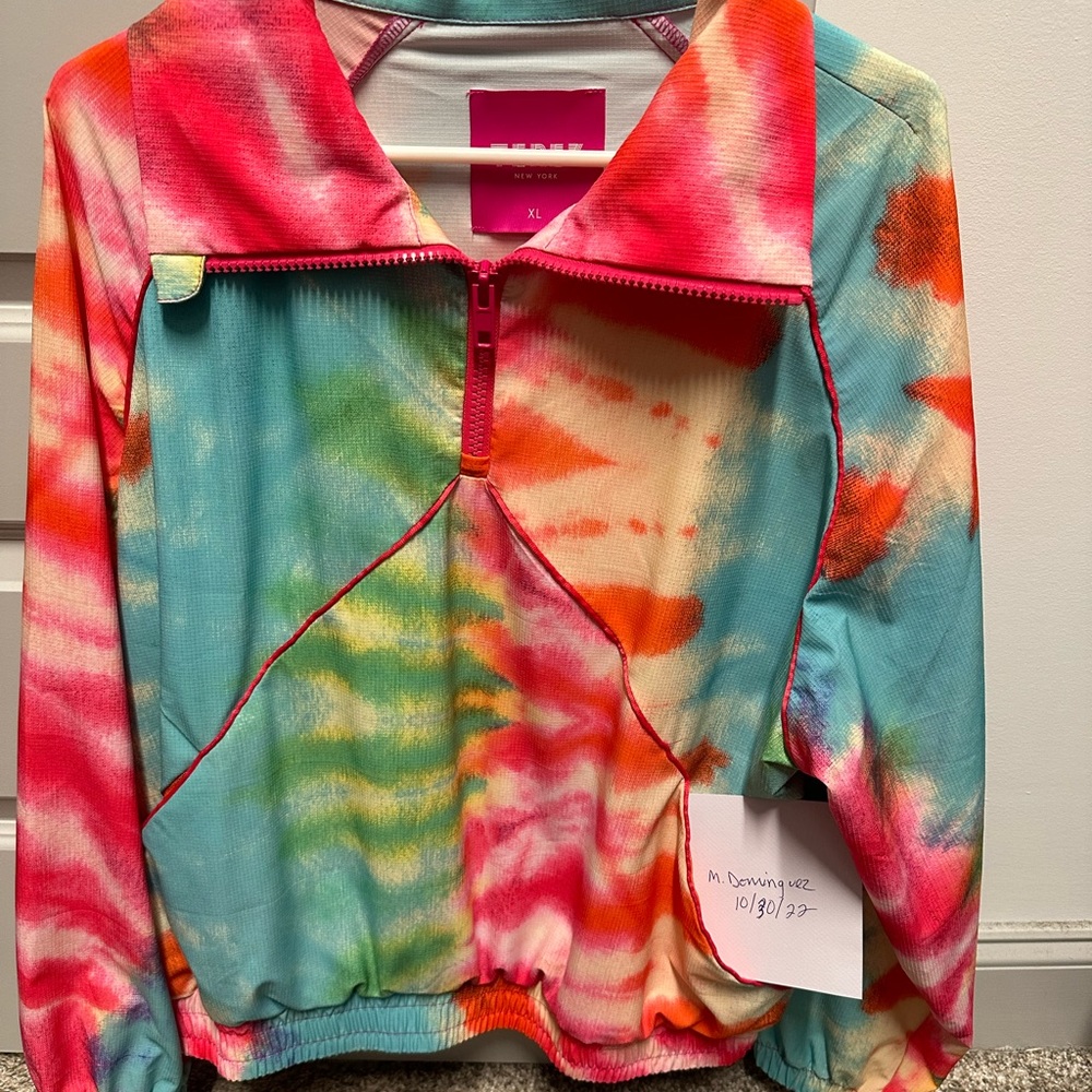 Terez Totally Tie Dye RipStop Windbreaker XL